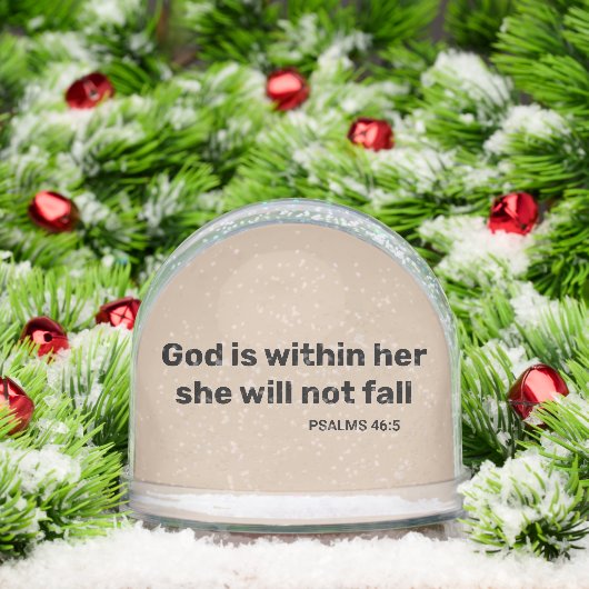 Psalms 46:5 God is within her bible verse (クリスマス)