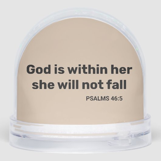 Psalms 46:5 God is within her bible verse (裏面)