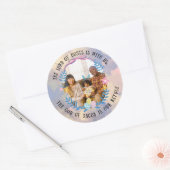 PSALMS 46:7 ラウンドシール (封筒)