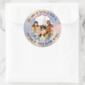 PSALMS 46:7 ラウンドシール (バッグ)