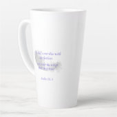 Psalms 91:4 He shall cover thee with his feathers カフェラテマグ (左アングル)