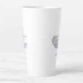 Psalms 91:4 He shall cover thee with his feathers カフェラテマグ (正面)