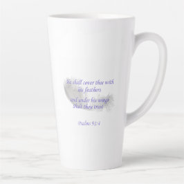 Psalms 91:4 He shall cover thee with his feathers カフェラテマグ
