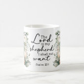 Psalms Bible Verse Floral Coffee Mug コーヒーマグカップ (中央)