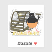 Psalms—White Rumped Shama シール (シート)