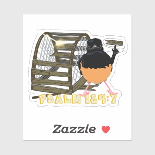 Psalms—White Rumped Shama シール (シート)