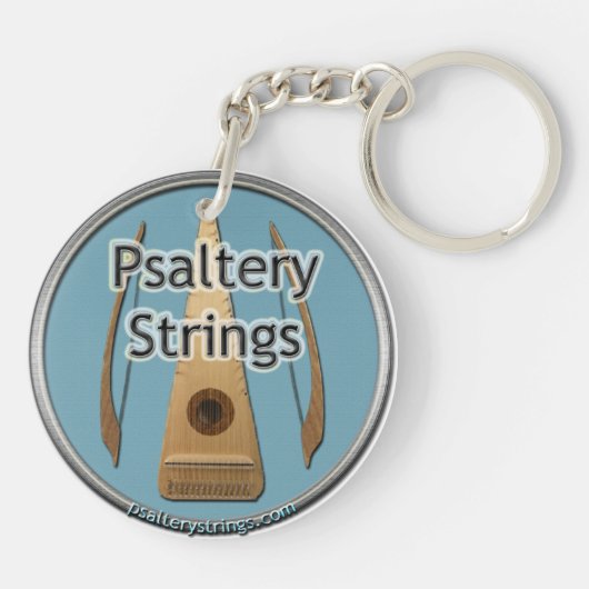 Psaltery Stringsネットワークロゴキーチェーン キーホルダー (裏面)