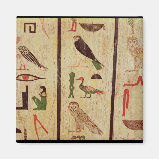 Psamtik I（紀元前664-610年）の石棺詳細o マグネット (正面)