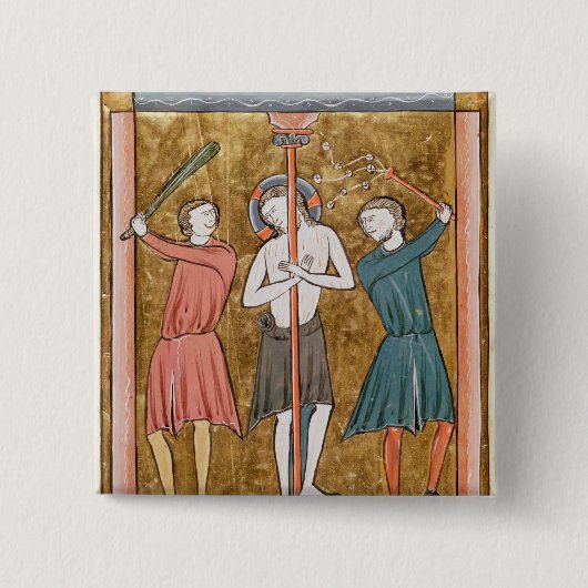 「Psautierからの鞭打ち、l'Usage deパリ 缶バッジ (正面)