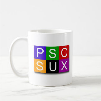 PSC SUXのクラシックで白いマグ コーヒーマグカップ