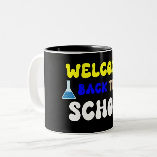 Pschool Humor Mug - Back to School 2025 ツートーンマグカップ (正面左)