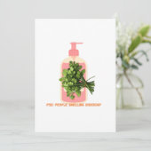 PSD – 人々は食器洗い石けんおもしろいアンチ-Cilantro シーズンカード (スタンド正面)