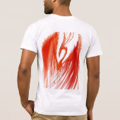 PSEの白のティー Tシャツ (裏面)