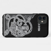 Pseudim Mjolnir Black Case-Mate iPhoneケース (裏面(横))