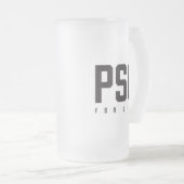 PSGフォーライフ フロストグラスビールジョッキ (正面右)