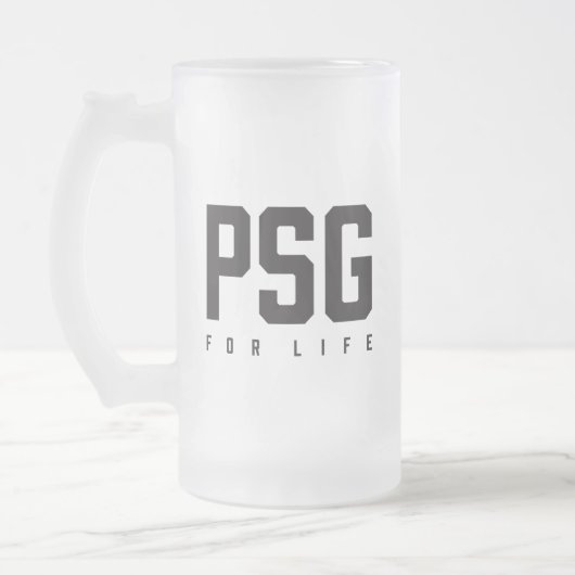 PSGフォーライフ フロストグラスビールジョッキ (左)