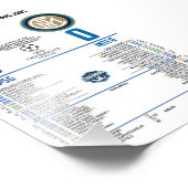 PSG Campeón de la Champions League – Final Históri フォトプリント (角)