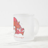 Psiのリス1のマグ フロストグラスマグカップ (正面右)