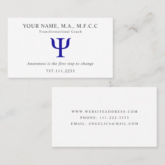 PSIシンボル名刺 名刺 (正面/裏面)