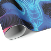 Psicodélico con Ondas de Colores Vibrantes ラッピングペーパー (ロールコーナー)