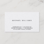 Psicólogo - Profesional elegante símbolo celeste 名刺 (裏面)