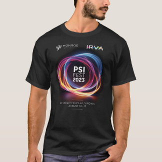 PsiFest2023シャツフロント男性へおよびバックイメージ Tシャツ