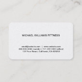 Psiquiatra - Elegante profesional Simbolo 名刺 (裏面)