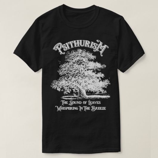 Psithurism Tシャ葉ツの音 Tシャツ (デザイン正面)