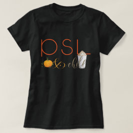 PSLとチル – パンプキンスパイスラテ Tシャツ