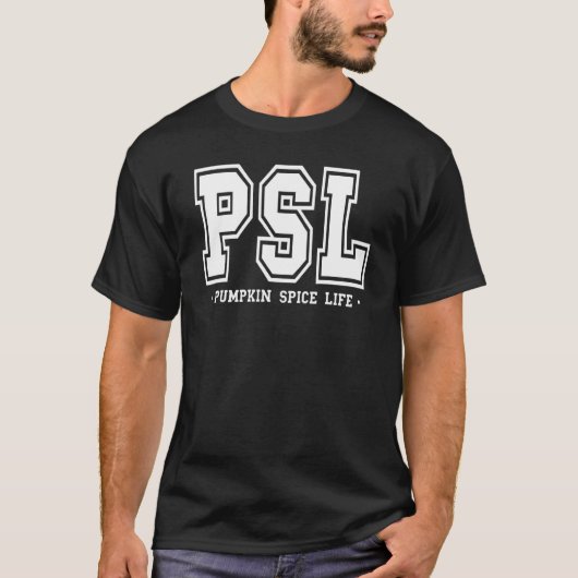 PSLカボチャスパイスライフカボチャシーズン秋サンクセグ Tシャツ (正面)