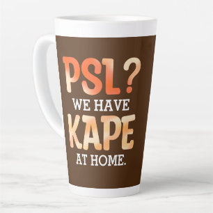 PSL対Kape Filipino秋コーヒーユーモア カフェラテマグ