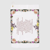 PSLAM-11ת主は彼の聖なる神殿にいる。 ゴルフタオル (正面)