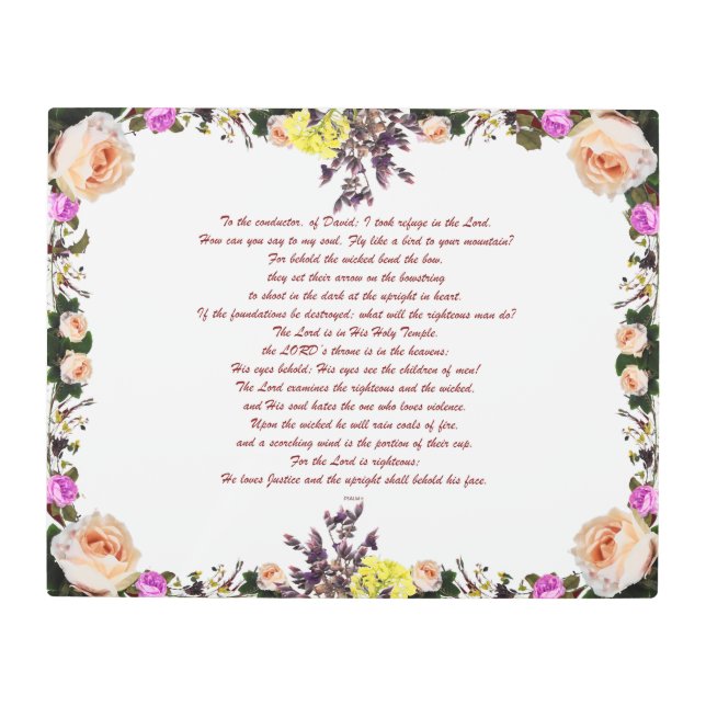 PSLAM-11ת主は彼の聖なる神殿にいる。 メタルプリント (正面)