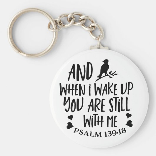 Pslam 139:18キーチェーン キーホルダー (正面)