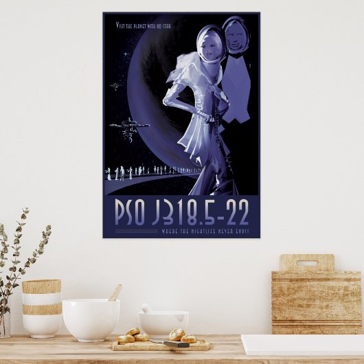 PSO J318.5-22 – ナイトライフが終わらない場所 ポスター (キッチン)