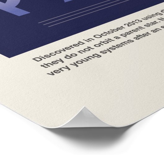 PSO J318.5-22 -宇宙観光 ポスター (角)