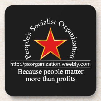 PSO URLのロゴblk 2 コースター