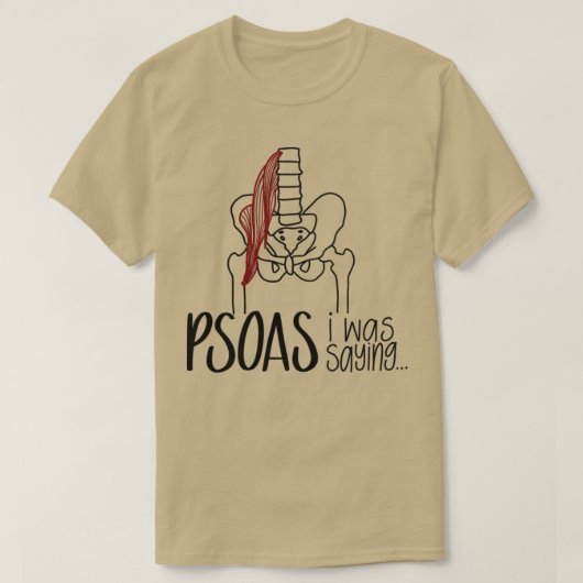 Psoas Iはことわざ Tシャツ (デザイン正面)