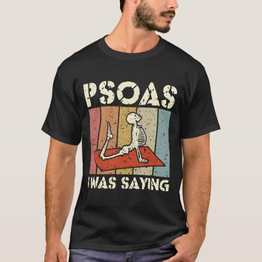Psoas I Was Saying Massage Therapist Lmt Massage T Tシャツ (正面)