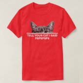 Pspspsかわいい子猫Pspsps F Tシャツ (デザイン正面)