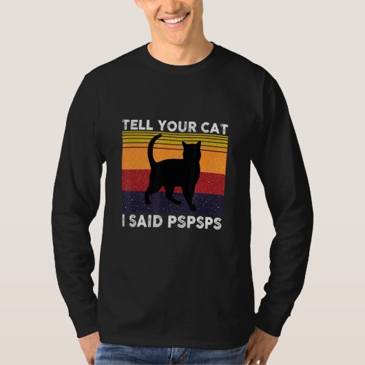 Pspsps Catのヴィンテージ Tシャツ (正面)