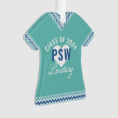 PSWパーソナライズされた卒業 オーナメント (正面)