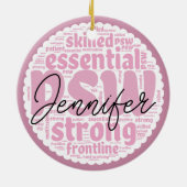 PSWパーソナライズされた セラミックオーナメント (裏面)