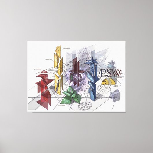 PSW — the word of state. キャンバスプリント (正面)