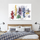 PSW — the word of state. キャンバスプリント (インサイチュ (寝室))