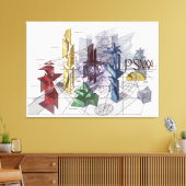 PSW — the word of state. キャンバスプリント (インサイチュ (リビング))