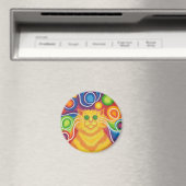 PSYキャット・デリック・冷蔵庫用マグネット マグネット (インサイチュ (食洗機))