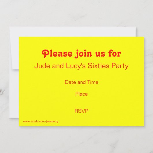 Psy猫delicの招待「あなたはInvited 招待状 (裏面)