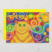 Psy猫delicの招待「あなたはInvited 招待状 (正面/裏面)