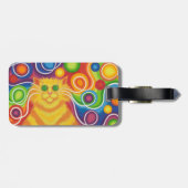 Psy猫delicの荷物のラベル2の側面 ラゲッジタグ (裏面横)